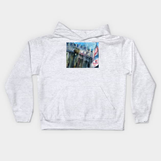 SHEA STADIUM Kids Hoodie by dfrdesign